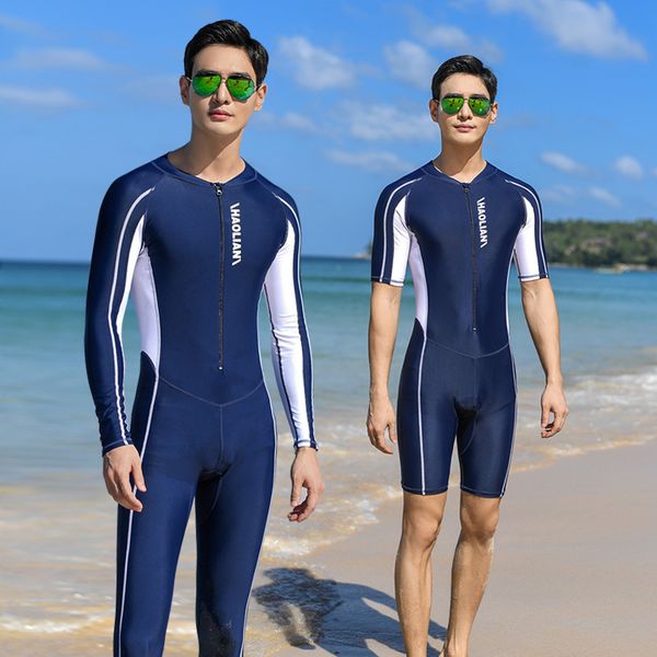 men uv-proof sunscreen swimwear short sleeve long jump suit swimsuit beach clothes five points pants long pants
men uv-proof sunscreen swimwear short sleeve long jump suit swimsuit beach clothes five points pants long pants
