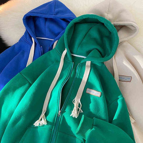 2022 casual hooded jackets women clothing chic lazy cardigan sweathirts loose blue baseball hoodies coats jp172 t220726, Black
2022 casual hooded jackets women clothing chic lazy cardigan sweathirts loose blue baseball hoodies coats jp172 t220726, Black