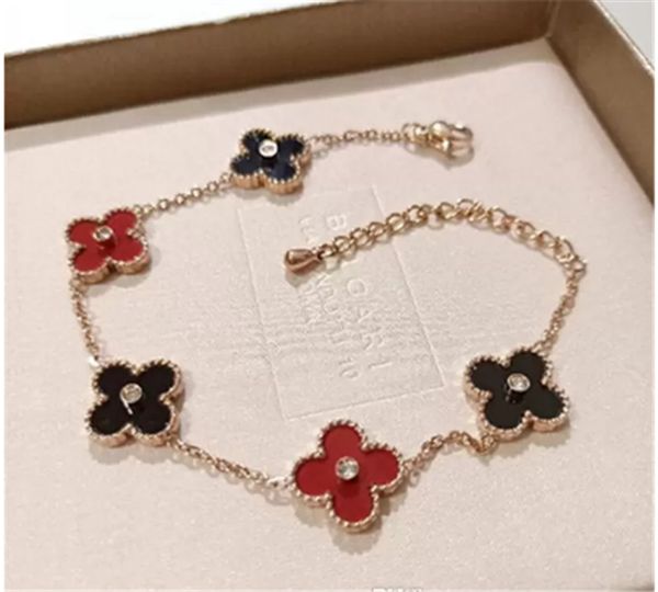 lucky four leaf clover flower charm bracelet rose gold stainless steel engagement jewelry for women gift4445, Golden;silver
lucky four leaf clover flower charm bracelet rose gold stainless steel engagement jewelry for women gift4445, Golden;silver