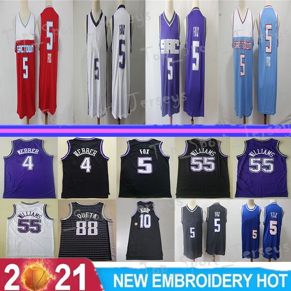men basketball de'aaron fox jersey 5 mike bibby 10 chris webber 4 jason williams 55 queta 88 breathable all stitched basketball jerseys, Black;red
men basketball de'aaron fox jersey 5 mike bibby 10 chris webber 4 jason williams 55 queta 88 breathable all stitched basketball jerseys, Black;red