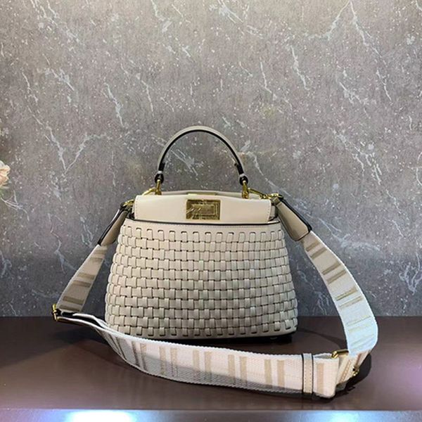 new peeka boo bags crossbody crochet bag women handbag tote bag purse genuine leather weave pouch gold metal twist lock detachable embroider
new peeka boo bags crossbody crochet bag women handbag tote bag purse genuine leather weave pouch gold metal twist lock detachable embroider