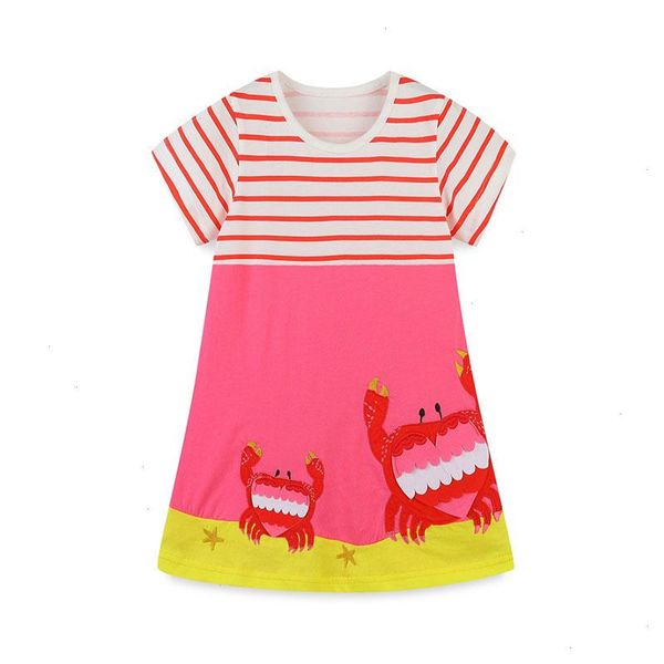 princess girls dresses summer crab applique short sleeve cotton embroidery selling birthday party costum, Red;yellow
princess girls dresses summer crab applique short sleeve cotton embroidery selling birthday party costum, Red;yellow
