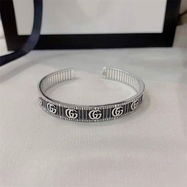 12% off jewelry the new s925 silver double letter bracelet with stripe pattern old ring opening for men and women, Black
12% off jewelry the new s925 silver double letter bracelet with stripe pattern old ring opening for men and women, Black