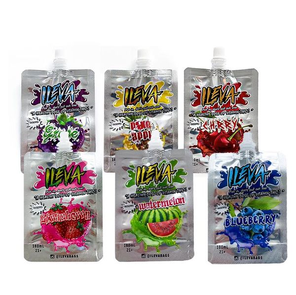 ileva 600mg 180ml liquid spout packing bag mylar resealable edibles aluminum foil composite flexible packaging bags self-supporting suc
ileva 600mg 180ml liquid spout packing bag mylar resealable edibles aluminum foil composite flexible packaging bags self-supporting suc