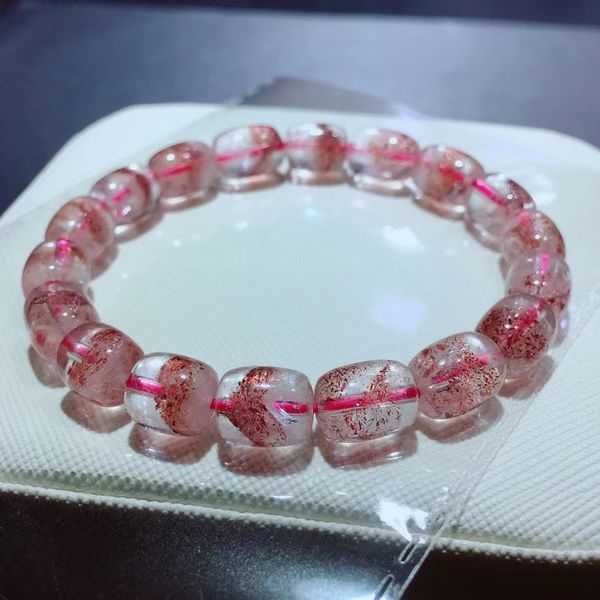 natural lepidocrocite quartz red super seven 7 bracelet clear barrel beads 8x10mm stretch crystal rare rutilated aaaaa, Silver
natural lepidocrocite quartz red super seven 7 bracelet clear barrel beads 8x10mm stretch crystal rare rutilated aaaaa, Silver