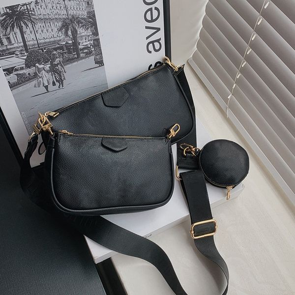 3pcs set multi pochette crossbody bag fashion shoulder bags black classic backpacks clutch coin wallet purse l2201
3pcs set multi pochette crossbody bag fashion shoulder bags black classic backpacks clutch coin wallet purse l2201