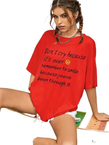 slogan graphic drop shoulder oversized tee 36sa#, White
slogan graphic drop shoulder oversized tee 36sa#, White