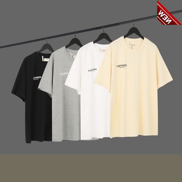 summer new high street fashion brand feel of god essentials double line small label t-shirt, White;black
summer new high street fashion brand feel of god essentials double line small label t-shirt, White;black