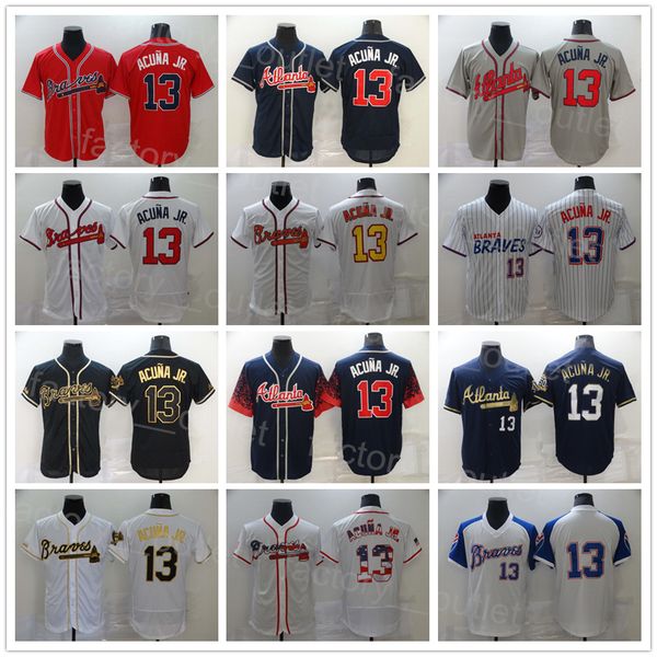 men city connect baseball 13 ronald acuna jr jersey all stitched flexbase cool base team navy blue red white grey color pullover cooperstown, Blue;black
men city connect baseball 13 ronald acuna jr jersey all stitched flexbase cool base team navy blue red white grey color pullover cooperstown, Blue;black