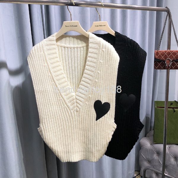 women's knits & tees special offer sleeveless v-neck wool vest female pullover love embroidery sweater sweater, White
women's knits & tees special offer sleeveless v-neck wool vest female pullover love embroidery sweater sweater, White
