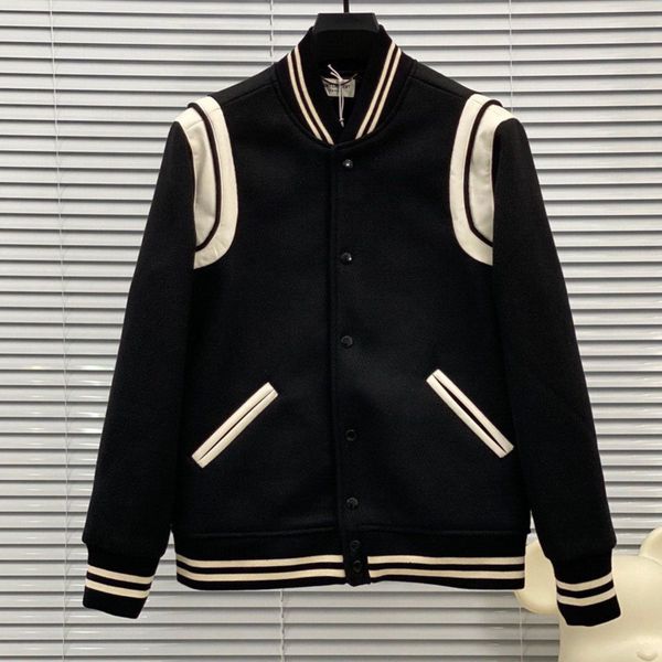 selling mens jacket slp designer baseball jackets cashmere leather stitching cardigan coat men women fashion loose casual woolen coats, Black;brown
selling mens jacket slp designer baseball jackets cashmere leather stitching cardigan coat men women fashion loose casual woolen coats, Black;brown