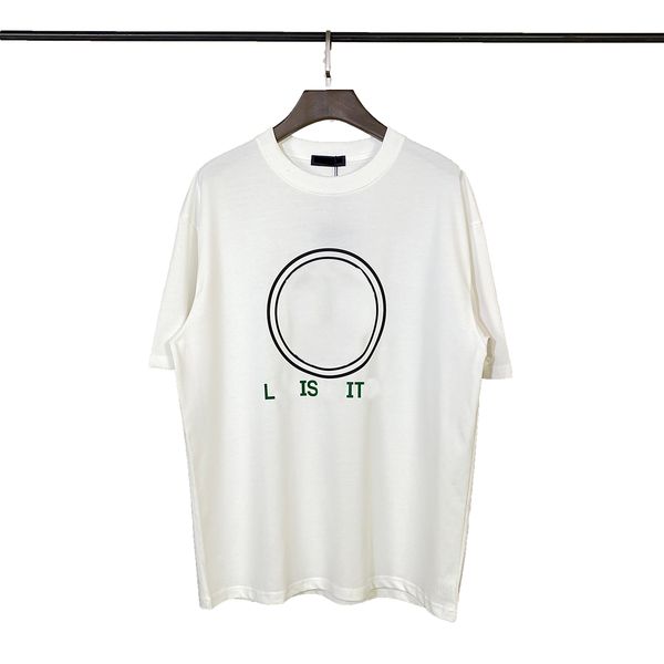 2022ss designer t-shirt men's women's with letters printed short-sleeved summer shirt loose m-2xl, White;black 
2022ss designer t-shirt men's women's with letters printed short-sleeved summer shirt loose m-2xl, White;black
