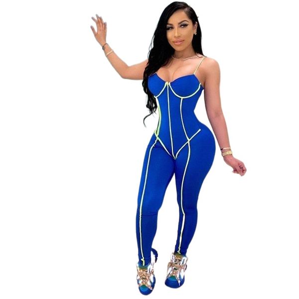 women jumpsuits spaghetti strap long pants skinny jumpsuit patchwork stripes bodysuits ladies outdoor sportswear women's tracksuits i0o, Gray
women jumpsuits spaghetti strap long pants skinny jumpsuit patchwork stripes bodysuits ladies outdoor sportswear women's tracksuits i0o, Gray