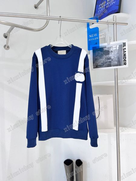 22ss men women designer sweatshirts hoodies white stripe cotton casual fashion men xinxinbuy blue xs, Black
22ss men women designer sweatshirts hoodies white stripe cotton casual fashion men xinxinbuy blue xs, Black