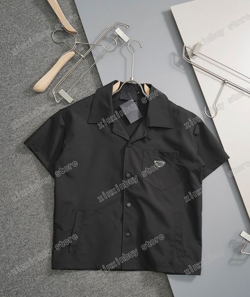 22ss men women designers casual shirts nylon metal triangle pocket shirt short sleeve crew neck streetwear xinxinbuy black -xl, White;black
22ss men women designers casual shirts nylon metal triangle pocket shirt short sleeve crew neck streetwear xinxinbuy black -xl, White;black