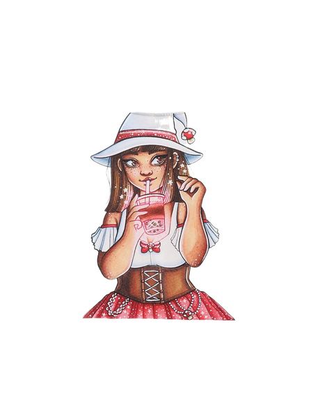 x creative carrah figure graphic drop shoulder tee l6ab#, White 
x creative carrah figure graphic drop shoulder tee l6ab#, White