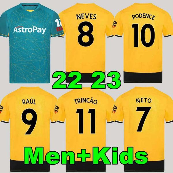 22 23 wolves soccer jerseys raul semedo neto neves trincao 2022 2023 wanderers j otto podence gibbs hee chan wolverhampton football shirts m, Black;yellow
22 23 wolves soccer jerseys raul semedo neto neves trincao 2022 2023 wanderers j otto podence gibbs hee chan wolverhampton football shirts m, Black;yellow
