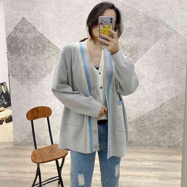 women's sweaters fadan s family spring and summer college wind blue white department knitted cardigan women's v-neck loose color, White;black
women's sweaters fadan s family spring and summer college wind blue white department knitted cardigan women's v-neck loose color, White;black