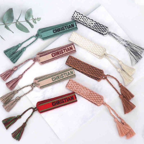 fashion classic brand bangles jewelry men women handmade cotton signture embroidery bracelet designers woven bangle fabrics luxury bracelets, Black
fashion classic brand bangles jewelry men women handmade cotton signture embroidery bracelet designers woven bangle fabrics luxury bracelets, Black