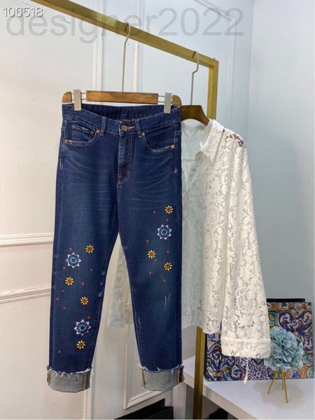 women's jeans designer counter 20 autumn heavy industry embroidery small straight nine point jeans micro elastic female man ilqh, Blue
women's jeans designer counter 20 autumn heavy industry embroidery small straight nine point jeans micro elastic female man ilqh, Blue
