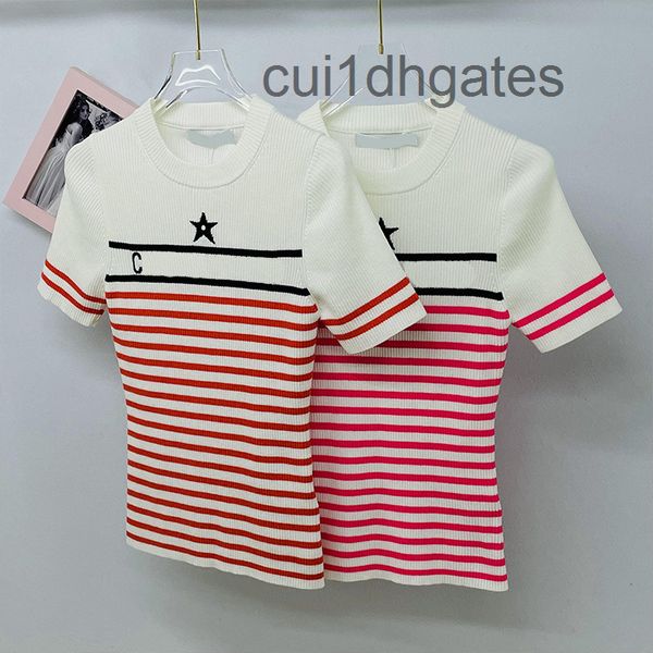 2022 designer di or t shirt and tees dress d home red white stripe letter star embroidery round neck short sleeve knit fashion casual thin t
2022 designer di or t shirt and tees dress d home red white stripe letter star embroidery round neck short sleeve knit fashion casual thin t