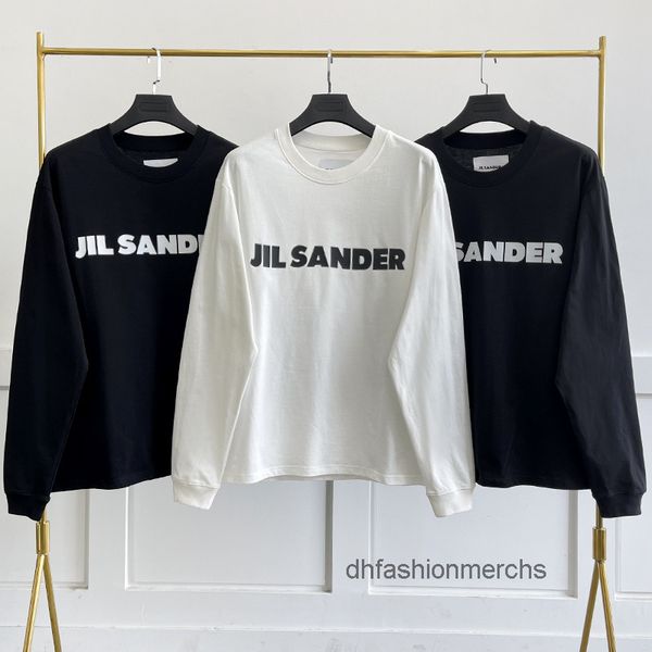 designer t shirts jil sander letter oversize loose men's and women's long sleeve tshirt fashion brand clothes, White;black
designer t shirts jil sander letter oversize loose men's and women's long sleeve tshirt fashion brand clothes, White;black