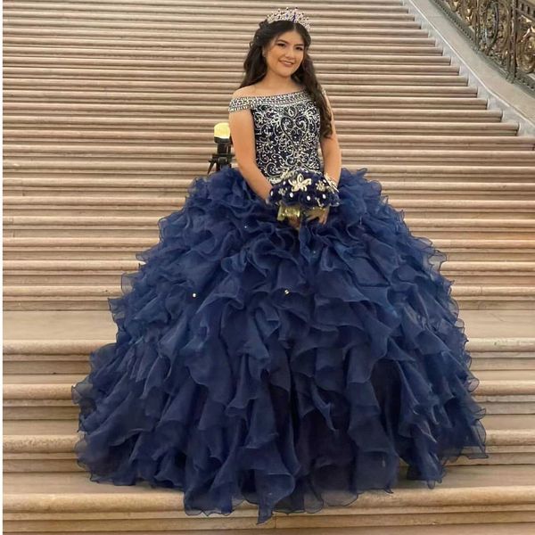 navy blue quinceanera dresses ball gown for sweet girl beading crystal princess skirt birthday party prom dress vestidos de 15 años, Blue;red
navy blue quinceanera dresses ball gown for sweet girl beading crystal princess skirt birthday party prom dress vestidos de 15 años, Blue;red