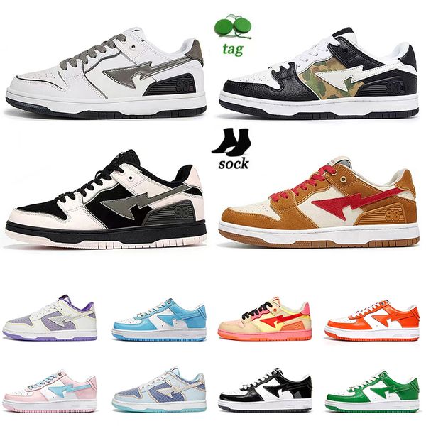 mens womens platform low bapestas sta sk8 running shoes bapesta stas apes classic black white orange camo pink blue designer baped sneakers
mens womens platform low bapestas sta sk8 running shoes bapesta stas apes classic black white orange camo pink blue designer baped sneakers