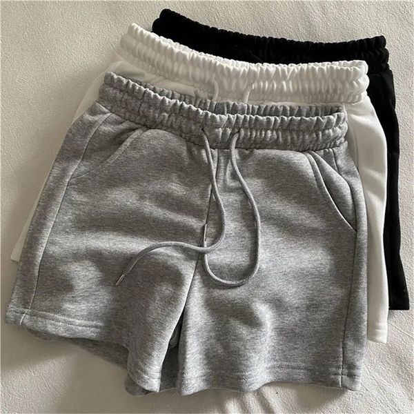 summer fashion high waist sports shorts solid color cotton loose elastic waist casual big size harajuku y2k beach women 220622, White;black
summer fashion high waist sports shorts solid color cotton loose elastic waist casual big size harajuku y2k beach women 220622, White;black