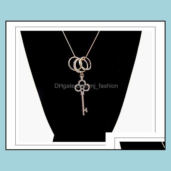 pendant necklaces statement for women chic jewelry copper zircon rhinestone key charms pendants necklace drop delivery 2021 mjfashion dhter, Silver
pendant necklaces statement for women chic jewelry copper zircon rhinestone key charms pendants necklace drop delivery 2021 mjfashion dhter, Silver