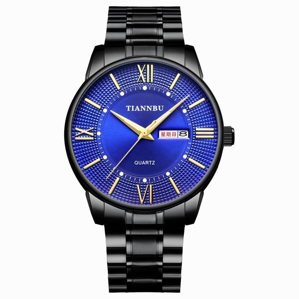 tiannbu men's double calendar quartz watch waterproof luminous men's and women's steel belt fashion trend a7, Slivery;brown
tiannbu men's double calendar quartz watch waterproof luminous men's and women's steel belt fashion trend a7, Slivery;brown