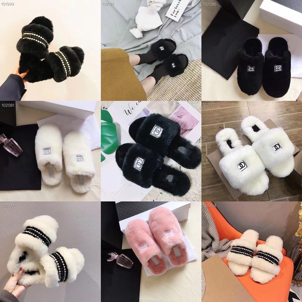 designers fur slippers women round toe real sheep fur leather wool slides female black white mules shoes flat half slipper woman men casual
designers fur slippers women round toe real sheep fur leather wool slides female black white mules shoes flat half slipper woman men casual
