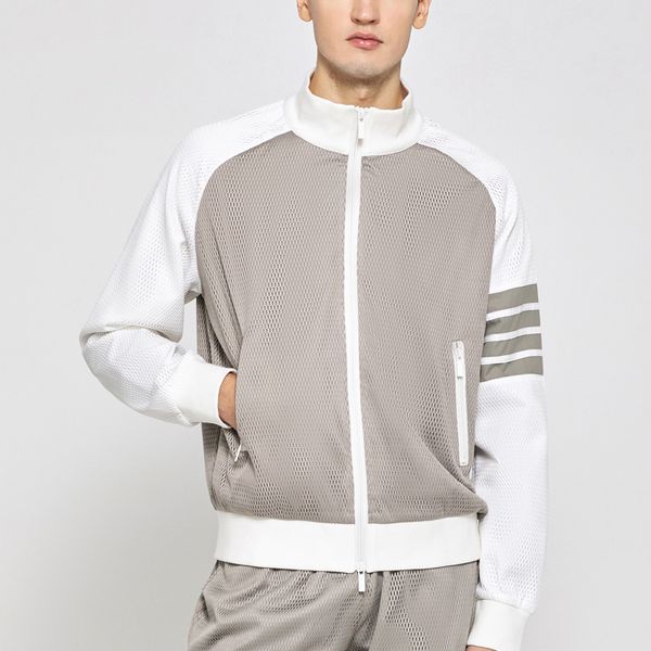 designer jacket luxury brand classic white striped patchwork causal sprots male jacket women outwear high grade comfortable coat, Black;brown
designer jacket luxury brand classic white striped patchwork causal sprots male jacket women outwear high grade comfortable coat, Black;brown