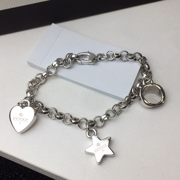 luxury designer g jewelry link letter chain bracelet heart charm bracelets love bangle women men gold silver party wedding gift fashion ggin, Golden;silver
luxury designer g jewelry link letter chain bracelet heart charm bracelets love bangle women men gold silver party wedding gift fashion ggin, Golden;silver