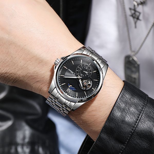 mingjiang watch mens mechanical watch waterproof luminous business new fashion watches fastr ship wt2020080506, Slivery;brown
mingjiang watch mens mechanical watch waterproof luminous business new fashion watches fastr ship wt2020080506, Slivery;brown
