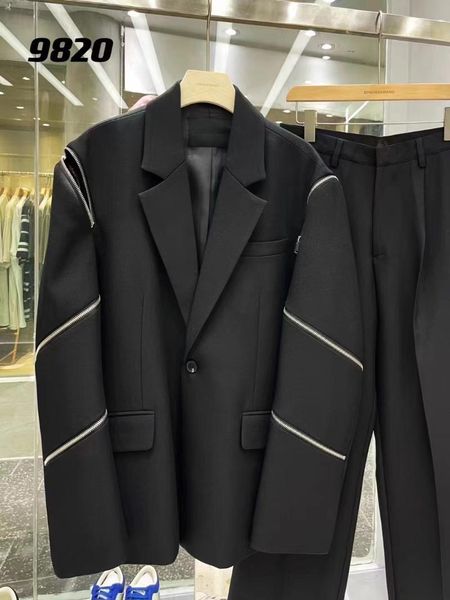 men's suits & blazers fashion men's coats jackets 2022 runway luxury european design party style clothing, White;black
men's suits & blazers fashion men's coats jackets 2022 runway luxury european design party style clothing, White;black