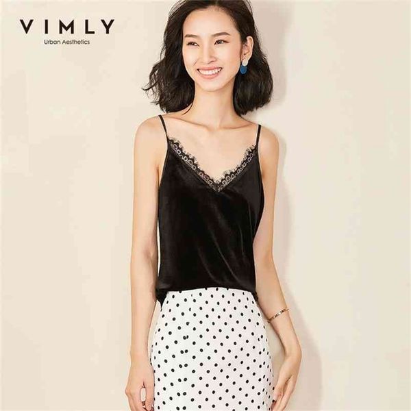 vimly summer fashion women lace vest solid sleeveless v neck black slim casual female camis 98791 210325, White
vimly summer fashion women lace vest solid sleeveless v neck black slim casual female camis 98791 210325, White