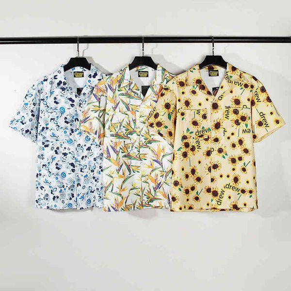 men's casual shirts in spring and summer dew hawaii aop short sleeve shirt unisex, White;black
men's casual shirts in spring and summer dew hawaii aop short sleeve shirt unisex, White;black