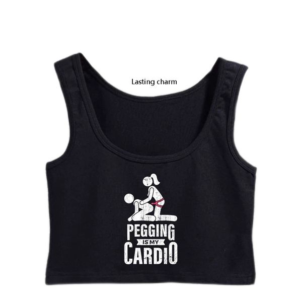 pegging is my cardio bsdm lovers clothing submissive crop women s breathable slim fit sport tank summer kamisol 220613, White
pegging is my cardio bsdm lovers clothing submissive crop women s breathable slim fit sport tank summer kamisol 220613, White