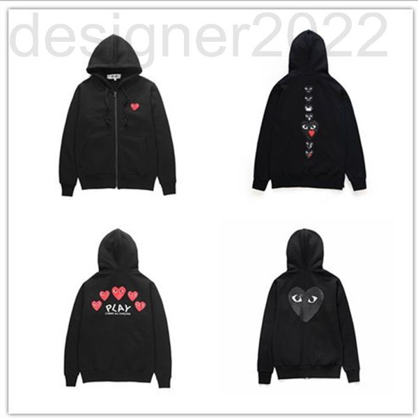 women's hoodies & sweatshirts designer play autumn and winter cotton hooded sweater men's women's casual zipper loose cardiga, Black
women's hoodies & sweatshirts designer play autumn and winter cotton hooded sweater men's women's casual zipper loose cardiga, Black