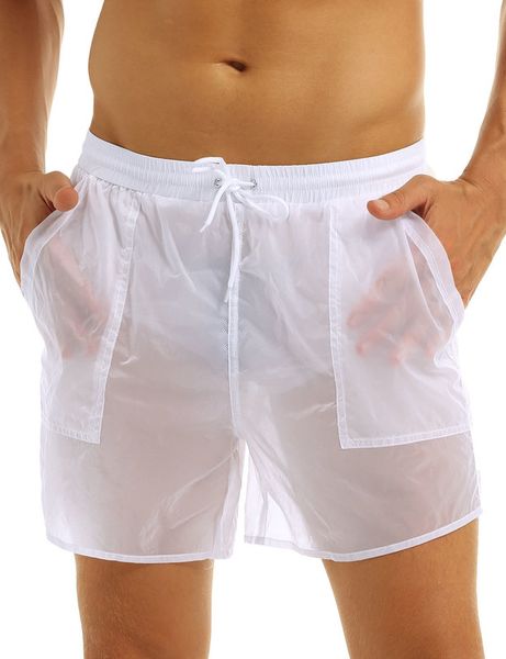 men stretch swim trunks elastic waist see through drawstring quick dry beach shorts with pockets and bulit in mesh lining briefs 220616, White;black
men stretch swim trunks elastic waist see through drawstring quick dry beach shorts with pockets and bulit in mesh lining briefs 220616, White;black