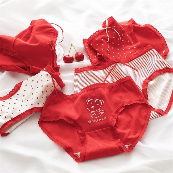 5 pcs natal year panties women underwear china red cotton briefs tiger seamless underpants girls panty ladies lingeries 220426, Black;pink
5 pcs natal year panties women underwear china red cotton briefs tiger seamless underpants girls panty ladies lingeries 220426, Black;pink
