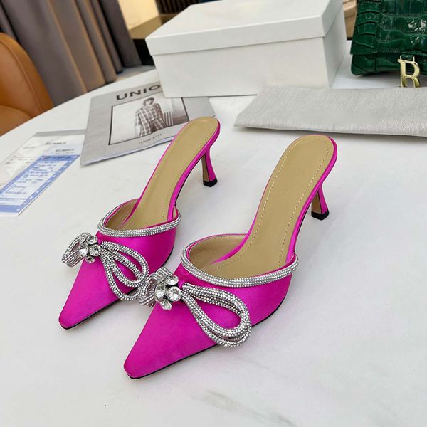 sandals womens dress shoes designers 6.5cm heeled slippers genuine leather fashion bow crystal embellishments rhinestone 35-42bags, Black
sandals womens dress shoes designers 6.5cm heeled slippers genuine leather fashion bow crystal embellishments rhinestone 35-42bags, Black