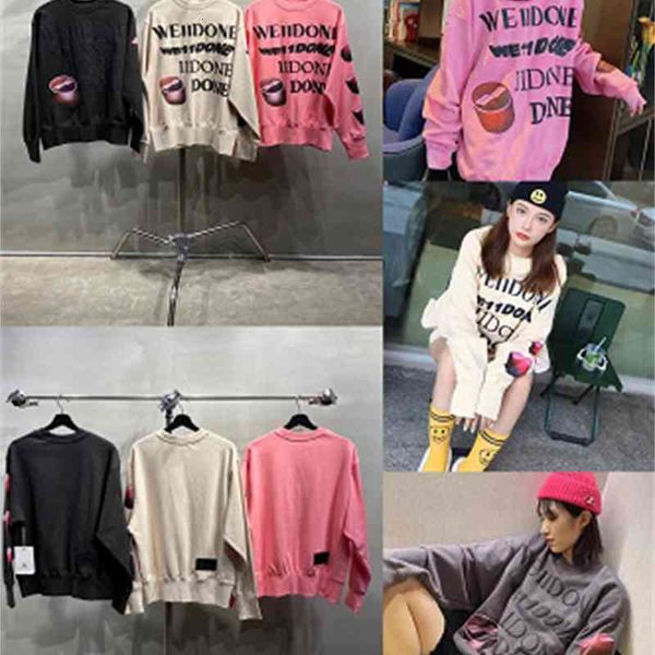women's hoodies sweatshirts different from the market correct version of "we" 1 letter foam printing casual loose couple', Black
women's hoodies sweatshirts different from the market correct version of "we" 1 letter foam printing casual loose couple', Black