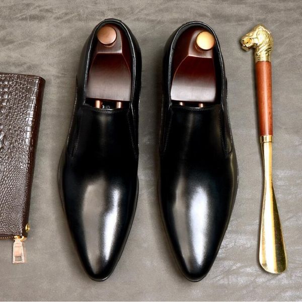 big size 37 46 mens genuine leather oxford shoes for men luxury dress shoes slip on wedding shoe brogues da42, Black
big size 37 46 mens genuine leather oxford shoes for men luxury dress shoes slip on wedding shoe brogues da42, Black