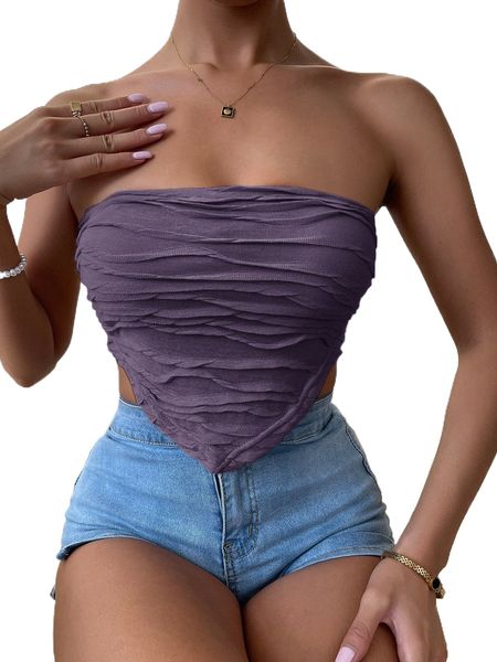 ruched asymmetrical hem r2ko#, White
ruched asymmetrical hem r2ko#, White