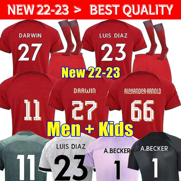 22 23 season home soccer jerseys 2022 2023 mohamed firmino diogo a.becker luis diaz football shirts men kids kits uniforms minamino alexande, Black;yellow
22 23 season home soccer jerseys 2022 2023 mohamed firmino diogo a.becker luis diaz football shirts men kids kits uniforms minamino alexande, Black;yellow