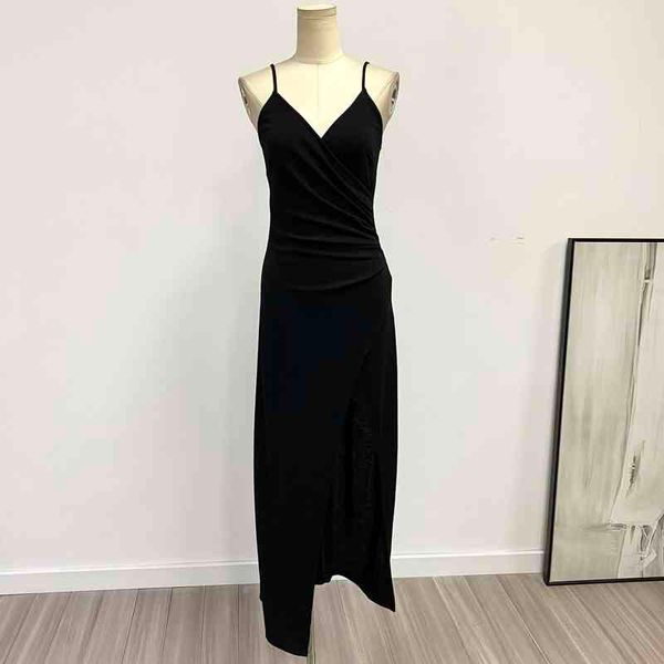 casual dresses foreign trade original single temperament birthday party bright silk dress suspender slim elastic slit, Black;gray
casual dresses foreign trade original single temperament birthday party bright silk dress suspender slim elastic slit, Black;gray