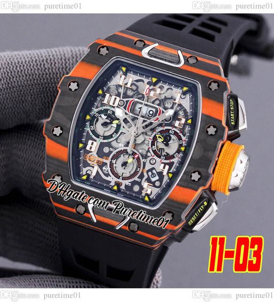 2022 ntpt eta a7750 automatic chronograph mens watch black orange carbon fiber case big date skeleton dial black rubber super edition 6 styl, Slivery;brown
2022 ntpt eta a7750 automatic chronograph mens watch black orange carbon fiber case big date skeleton dial black rubber super edition 6 styl, Slivery;brown
