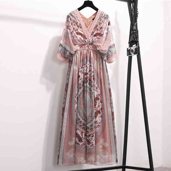 casual dresses ye ke women's print dress in summer loose large swing v-neck bat sleeve super long skirt yll6, Black;gray
casual dresses ye ke women's print dress in summer loose large swing v-neck bat sleeve super long skirt yll6, Black;gray